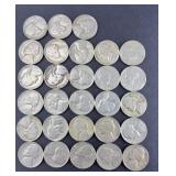 (28) JEFFERSON NICKELS 1940s TO 1970s