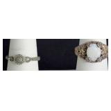(2) STERLING SILVER RINGS OPAL & STONE