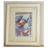 JAMESTOWN LOCAL ARTIST  FLORAL WATERCOLOR