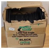 COAXIAL CABLE, SOLID COPPER CENTER 1/2 ROLL