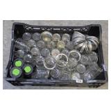 CRATE OF CANNING JARS