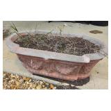 LARGE CONCRETE PLANTER (MUST TAKE DIRT)