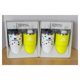 (4) STANLEY METAL TUMBLERS 20 OUNCE NEW