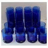 COBALT BLUE DRINKING GLASSES