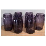 (6) AMETHYST SPECIAL EDITION BALL JARS