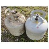 (2) PROPANE TANKS