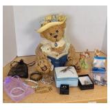 LARGE CERAMIC BEAR & DECOR