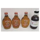 (4) MAPLE SYRUPS, (3) INDIANA (1) NEW YORK