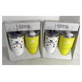 (4) STANLEY METAL TUMBLERS 20 OUNCE NEW