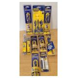 (9) IRWIN TRIFLUTE BITS