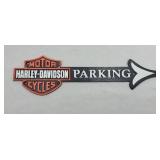 HARLEY DAVIDSON CAST IRON PARKING SIGN
