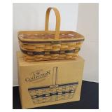 LONGABERGER 1993 ORIGINAL EASTER BASKET W/ BOX