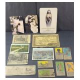 CABINET CARD, BASEBALL CARDS, TAGGING SUPPLIES