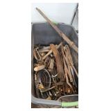 TOTE OF TOOLS, RUSTY