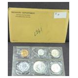 1957 US PROOF SET WITH SOME SILVER COINS