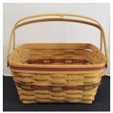 LONGABERGER 1993 RED HOMECOMING BASKET