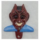 DEVIL METAL LICENSE PLATE TOPPER