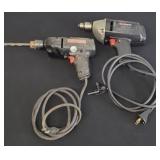 (2) CRAFTSMAN DRILLS