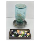 CHICKEN WATERER & MARBLES