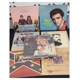 COUNTRY MUSIC & ELVIS VINYL RECORD ALBUMS