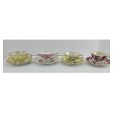 TEA CUPS & SAUCERS FOR TEA PARTY
