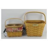 (2) LONGABERGER, 1996 & 1997 DRESDEN BASKETS