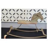 VINTAGE ROCKING HORSE