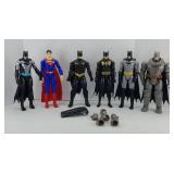 (6) DC CHARACTERS BATMAN & SUPERMAN