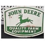 JOHN DEERE METAL SIGN