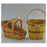 (2) LONGABERGER, 1994 GLAD TIDINGS BASKET &