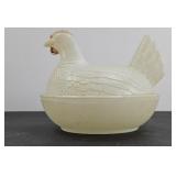 HEN ON NEST, HAS CHIP
