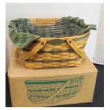 LONGABERGER 1996 COMMUNITY BASKET W/ BOX