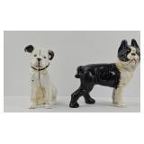 CAST IRON RCA DOG & BULL DOG BANKS