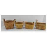 (4) LONGABERGER BASKETS