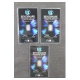 (3) 1 GR MINI SILVER BARS .999