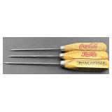 ICE PICKS, COCA COLA WINCHESTER PEPSI