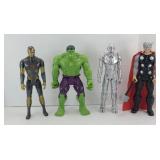 (4) MARVEL CHARACTERS: IRON MAN, THOR, HULK