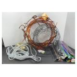 WREATH MAKING SUPPLIES & LAMP CORDS