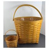 (2) LONGABERGER MEASURING BASKETS