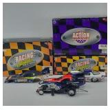 (3) DRAG RACING DIECAST MODELS 1:24