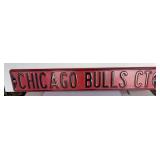 CHICAGO BULLS METAL SIGN
