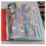 VINTAGE FOOTBALL CARDS IN BINDER