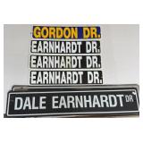 DALE EARNHARDT SIGNS & GORDON SIGN
