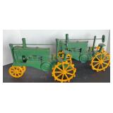(2) CAST IRON TRACTORS