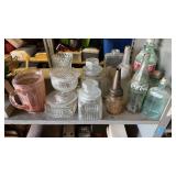 BOTTLES & SNACK SET PLATES & GLASS WARE