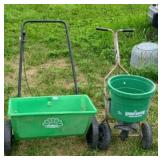 (2) WALK BEHIND SEEDERS/FERTILIZERS