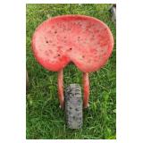 THREE WHEELED GARDEN STOOL