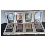 (8) BASEBALL GREATS ON PLAQUES, 5 X 7 INCHES