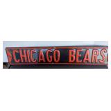 METAL CHICAGO BEARS SIGN