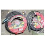 (2) NEW 60 FT GARDEN HOSES, DIRTY